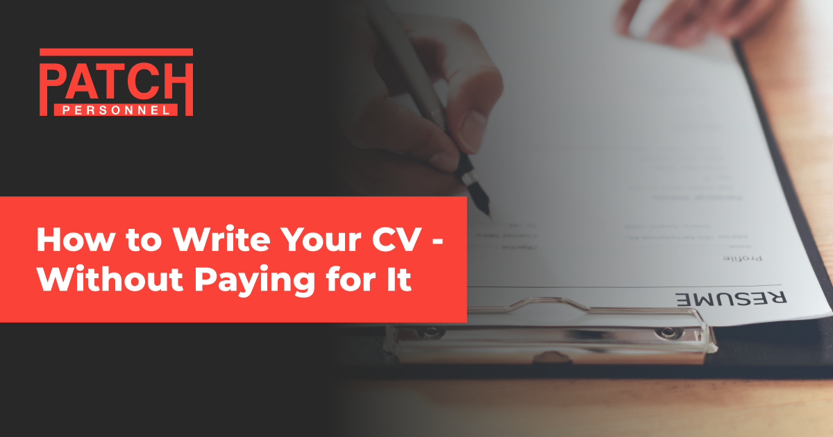 How to Write Your CV – Without Paying for It